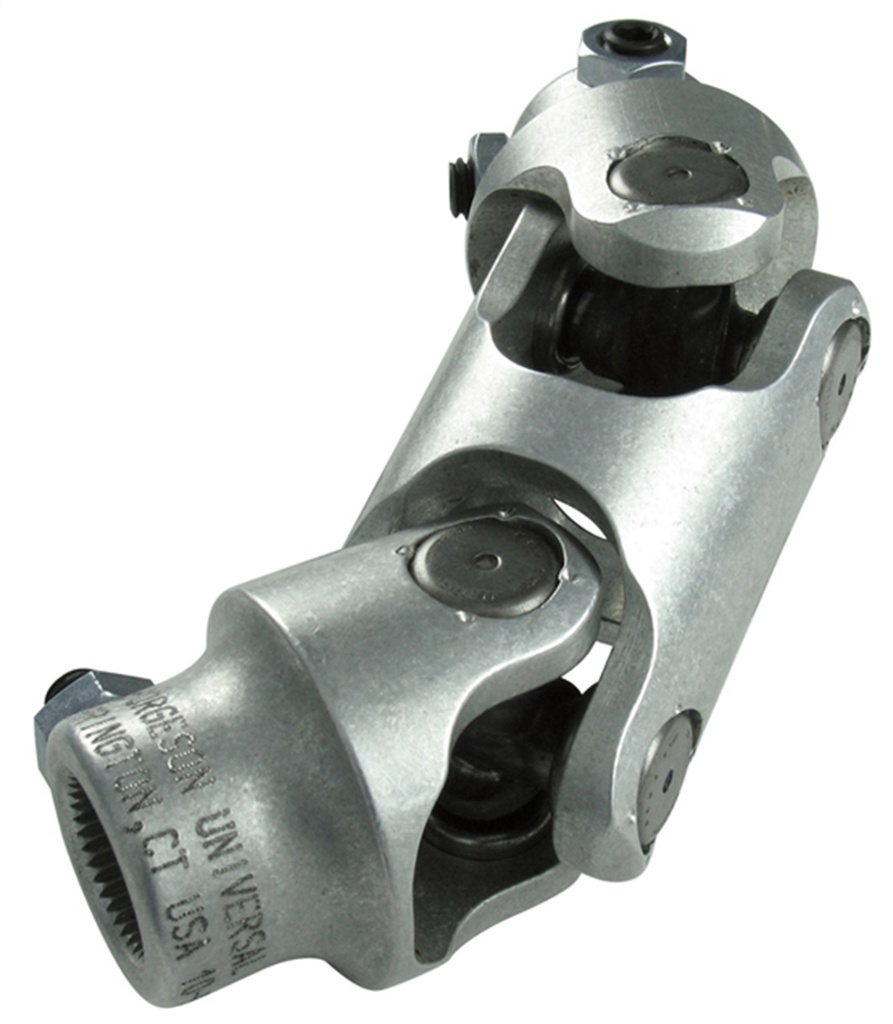 Steering Universal Joint; Double; Aluminum; 3/4-36 X 3/4-36