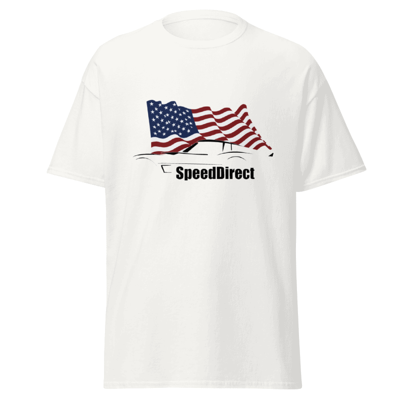 USA Corvette Silhouette T-Shirt (White)