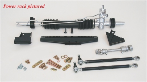 1964 1/2-1970 Mustang Steeroids Rack & Pinion Conversion Kit, Reuse Stock Column, Manual Steering