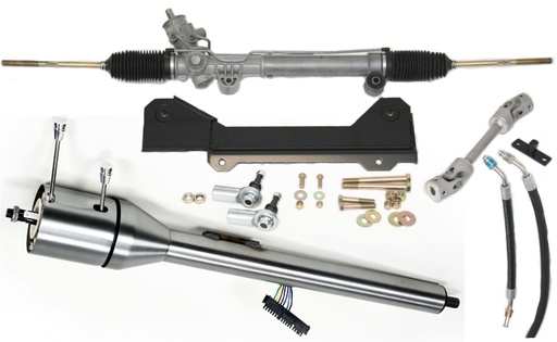 1967-1969 Camaro/Firebird Steeroids Rack & Pinion Conversion Kit with Column, Power Steering
