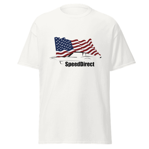 USA Corvette Silhouette T-Shirt (White)